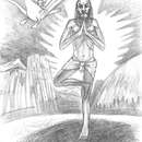 Хираньякашипу совершает аскезу для Господа Брахмы в надежде обрести бессмертие (книга «Вараха и Нрис